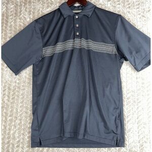 Pebble Beach Performance‎ Polo Mens Golf Shirt M Short Sleeve Black